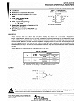 DataSheet OP07D pdf